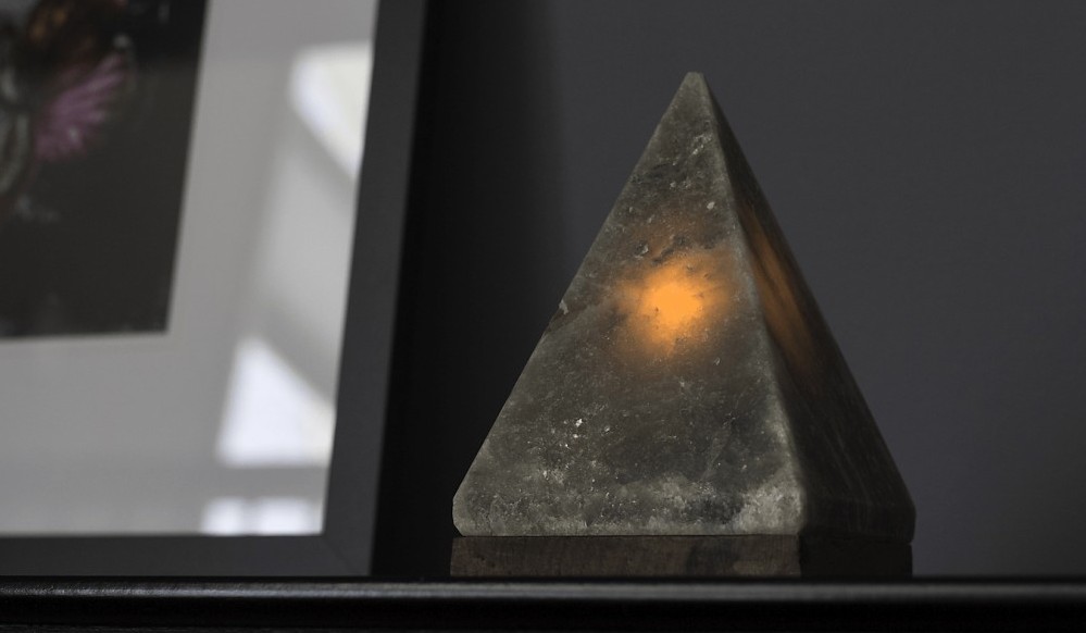 Pyramid Salt Lamp