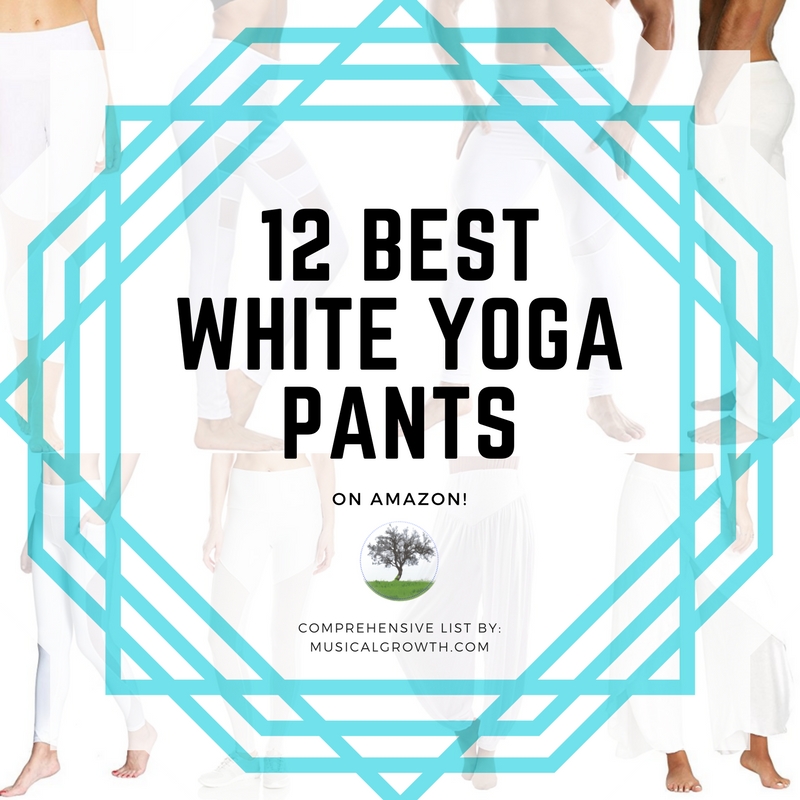 12 BEST WHITE YOGA PANTS