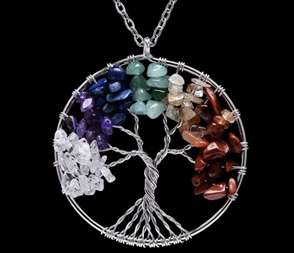 Tree of Life Chakra Healing Necklace